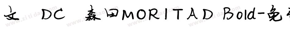 文鼎DC陈森田MORITAD Bold字体转换